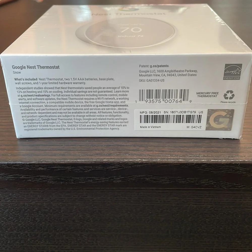 NIB - Google Nest Thermostat